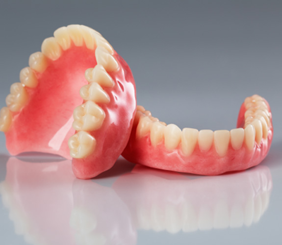 Full set of dentures in Aurora 