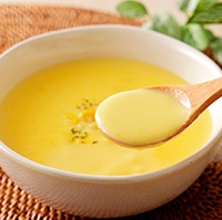 Bowl of creamy soup