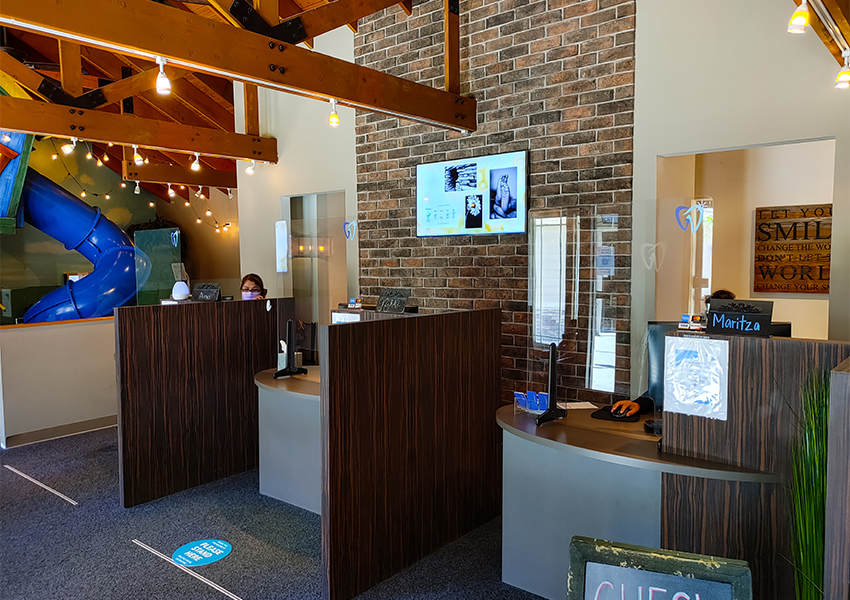 Reception area of Grand Dental