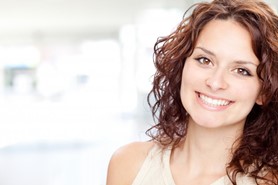 woman with healthy smile